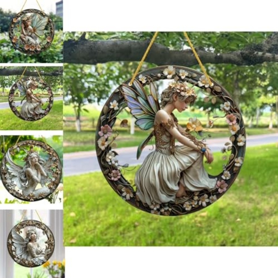 Art Craft Halloween - Flower Fairy Garden Decorations Angel Wing