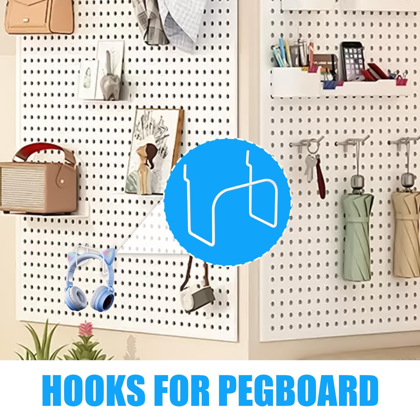 Art Craft Workshop - Metal Pegboard Hooks Pegboard Tool Hooks