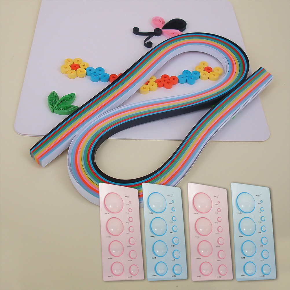 Art Quilling Craft - 6Pcs Plastic Quilling Mould Set Lightweight