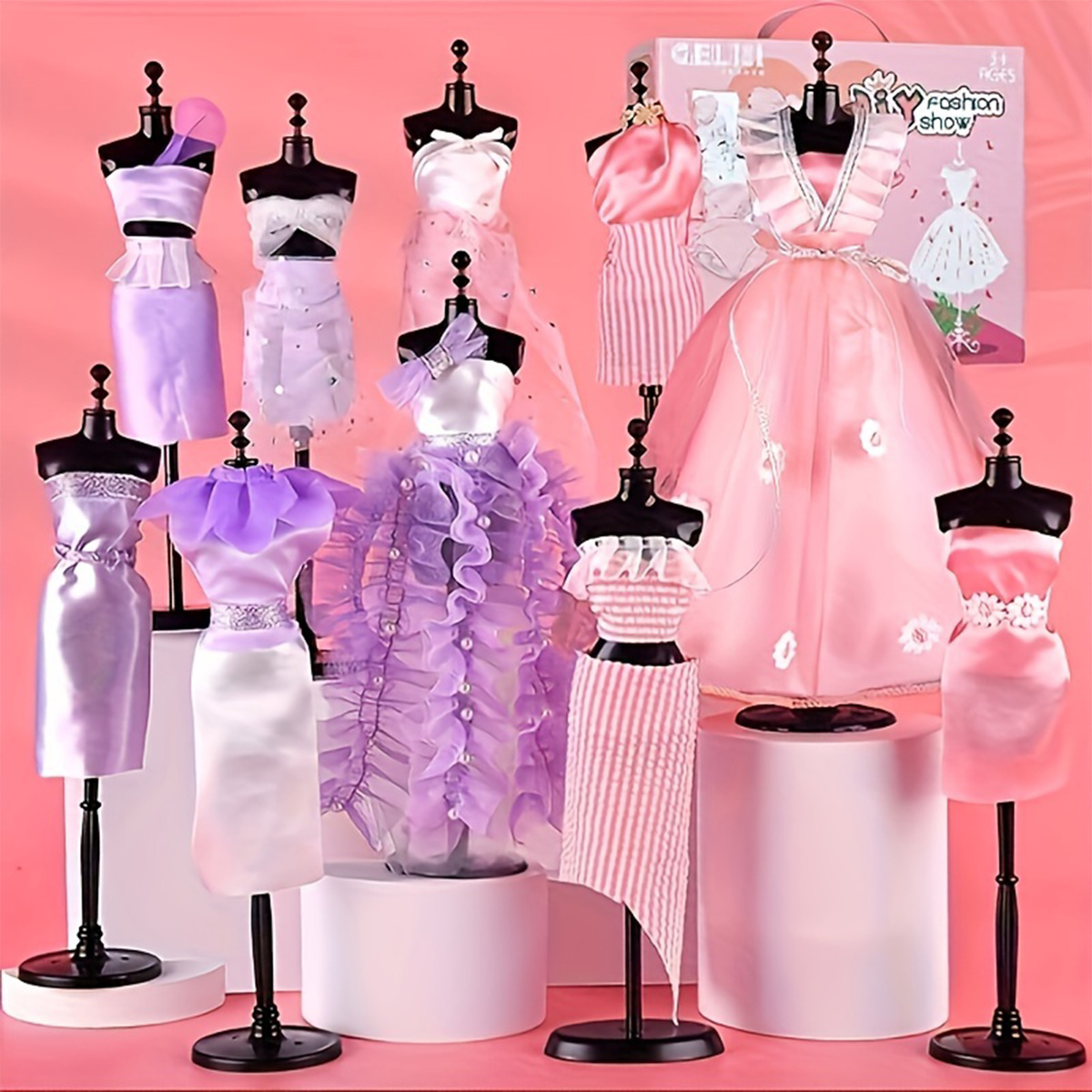 Art Craft Halloween - Girls Fashion Designer Kit DIY Creative