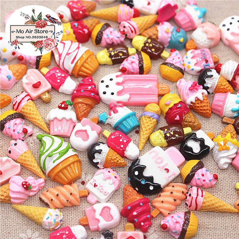 Art Craft Ice Cream - 20pcs mix design dessert Ice Cream
