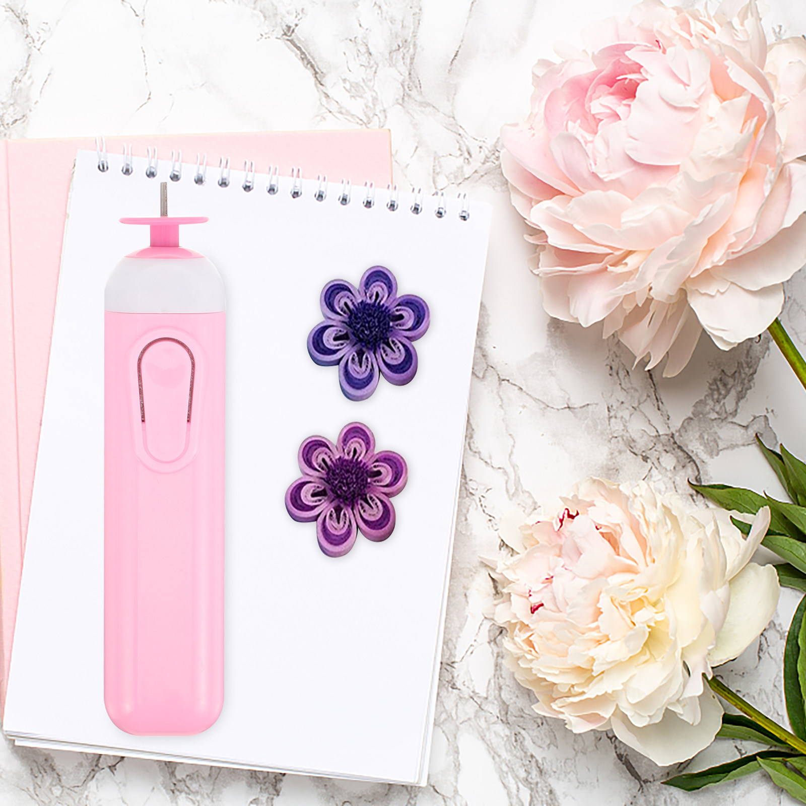 Art Quilling Craft - Electric Quilling Pen Set Multiple Sizes