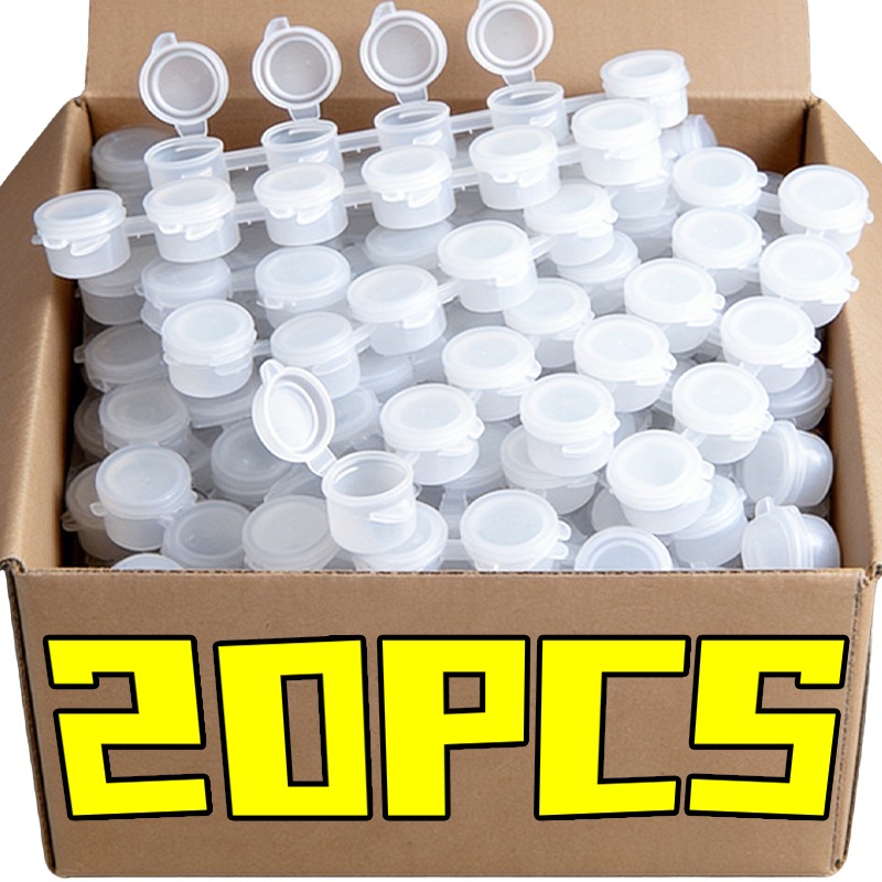 Art Craft Cup - Mini Paint Cups Boxes Empty Paint