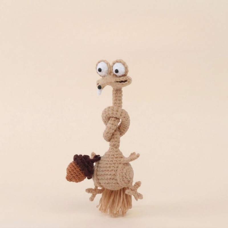 Art Craft Market - Premium Hand Knitted Long Neck Squirrel