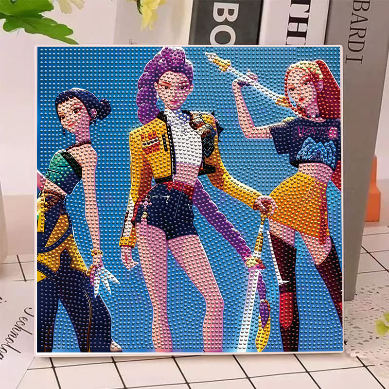 Art Craft Market - Anime Gilrs Lumi Mila Zoi K-pop