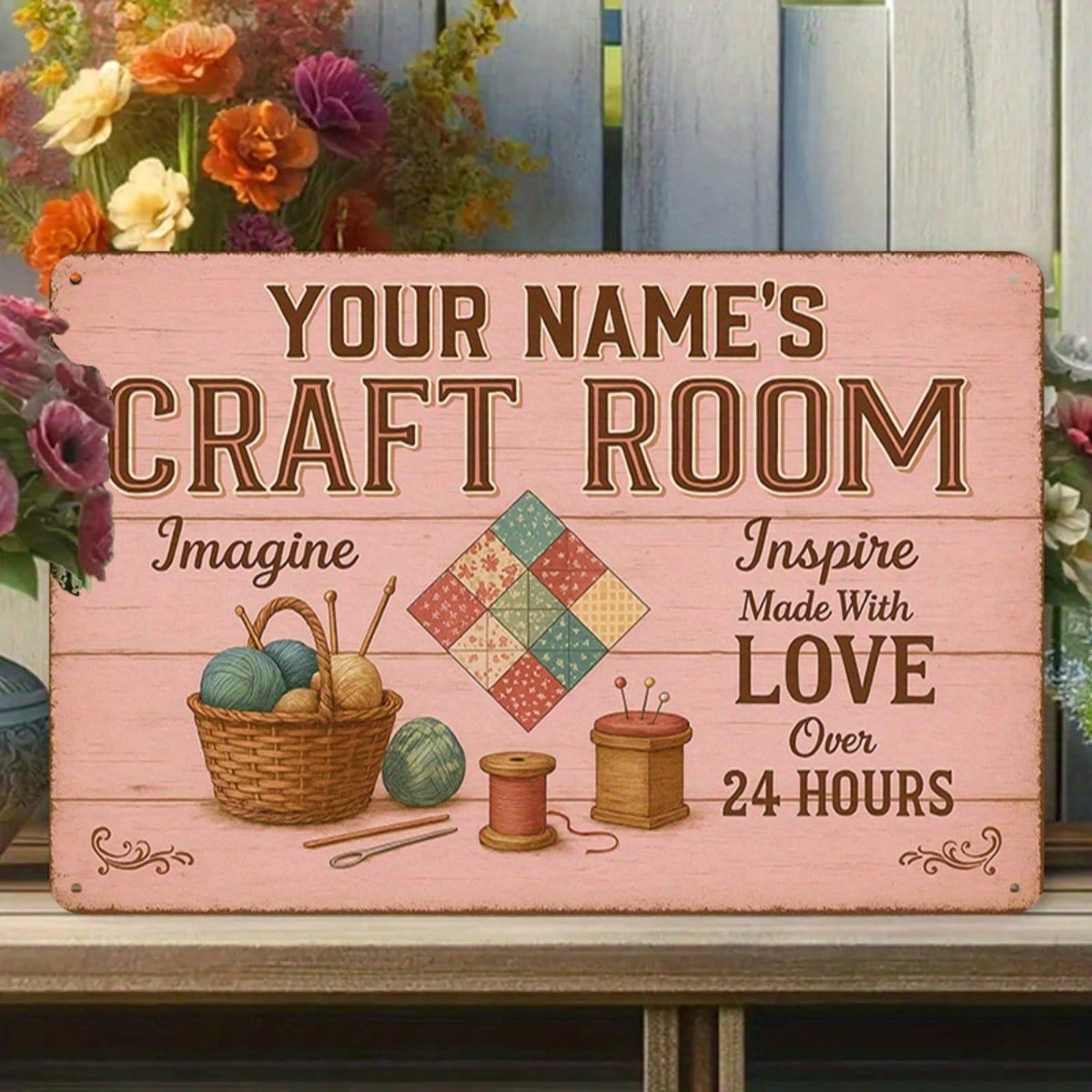 1PC Tin Sign Craft Room Decor  – обзор и цена Art Craft Workshop
