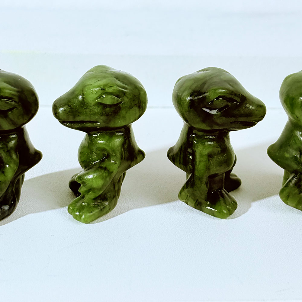 1PC Natural Crystal Green Jade – обзор и цена Art Craft Dinosaurs