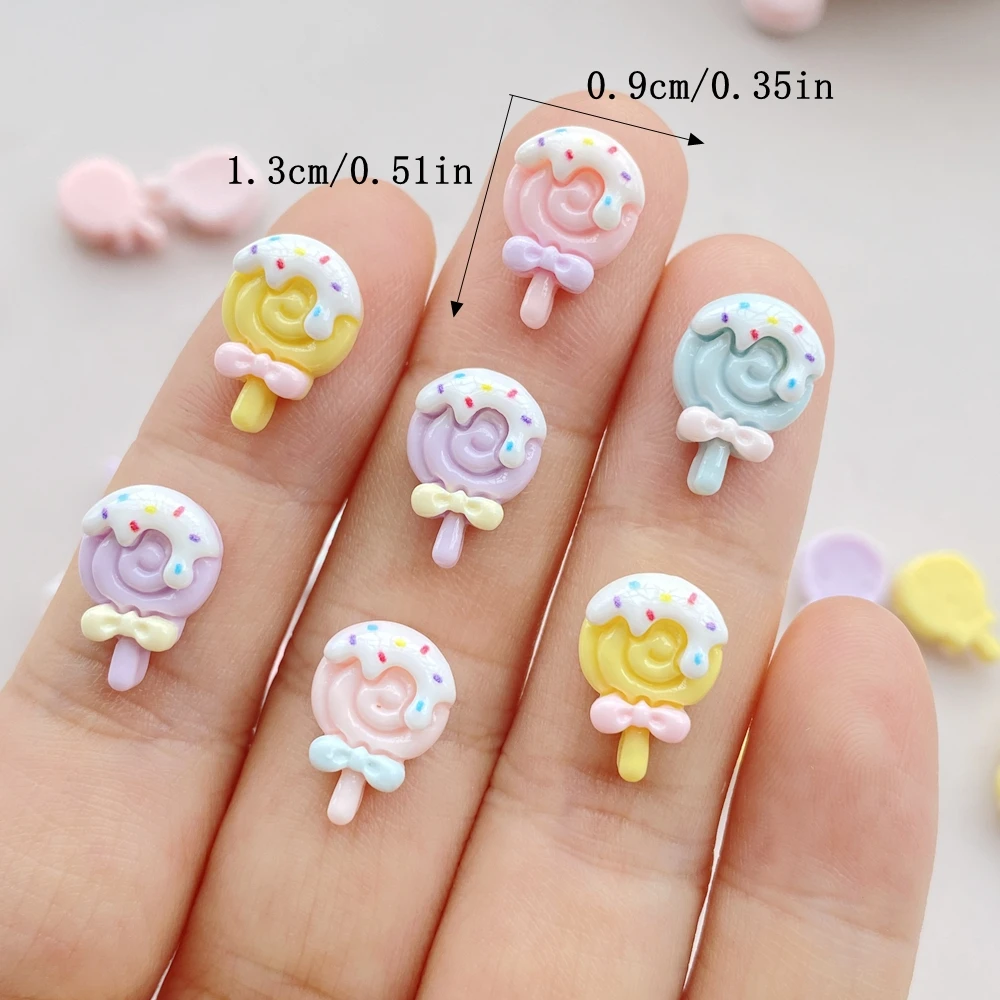 30pcs Resin Colorful 3D Mini L – обзор и цена Art Craft Ice Cream