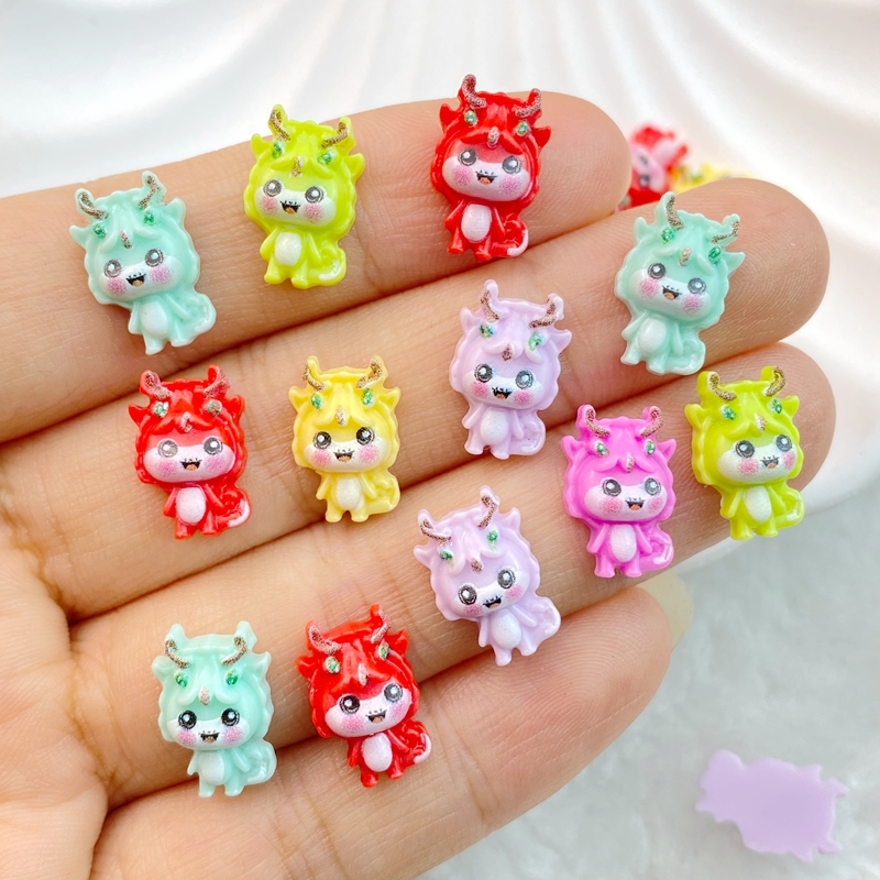 50Pcs New Mixed Nail Art Resin – обзор и цена Art Craft Dinosaurs