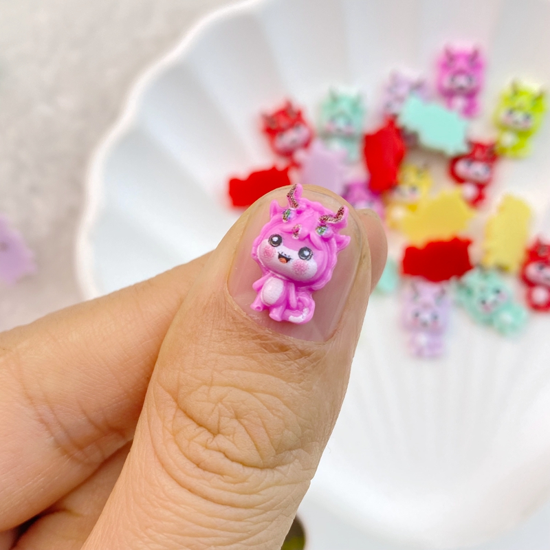 50Pcs New Mixed Nail Art Resin – обзор и цена Art Craft Dinosaurs