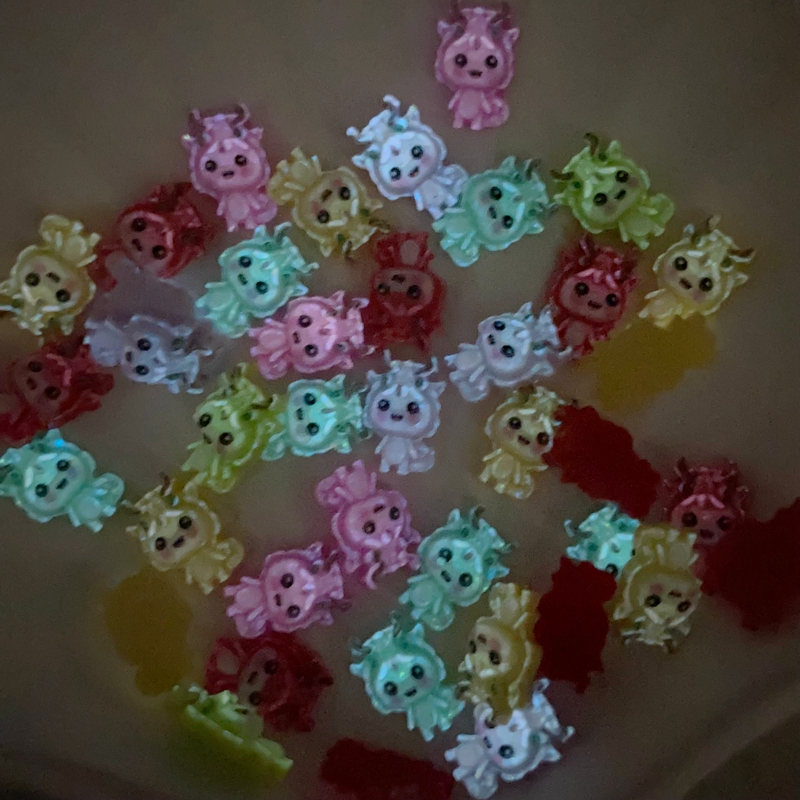 50Pcs New Mixed Nail Art Resin – обзор и цена Art Craft Dinosaurs
