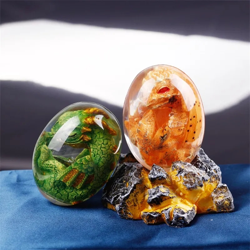 Lava Dragon Egg Statue With St – обзор и цена Art Craft Dinosaurs