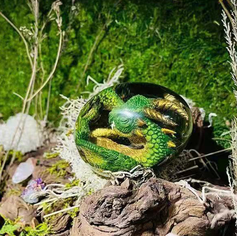Lava Dragon Egg Statue With St – обзор и цена Art Craft Dinosaurs