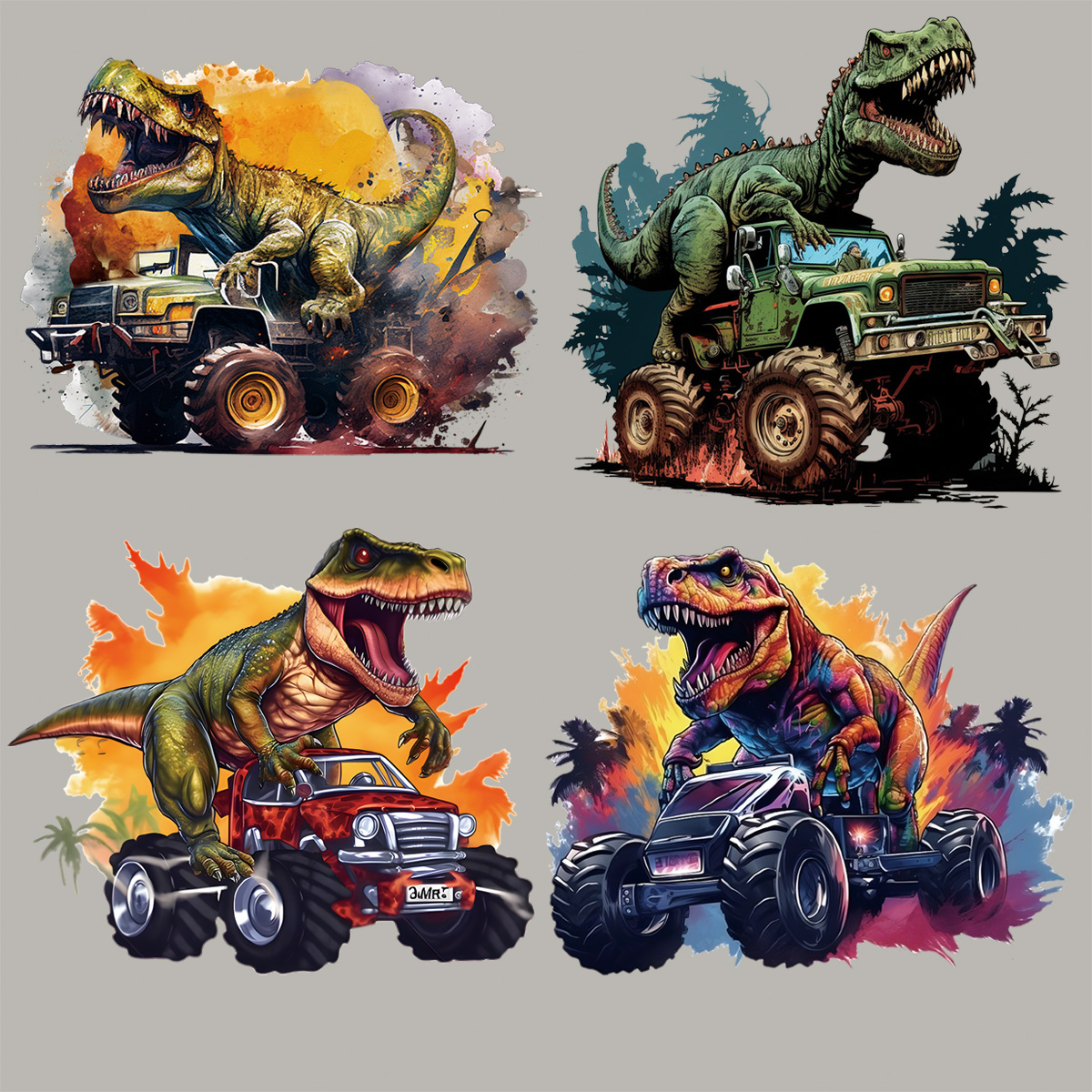 Big Truck Dinosaur Iron On Pat – обзор и цена Art Craft Dinosaurs