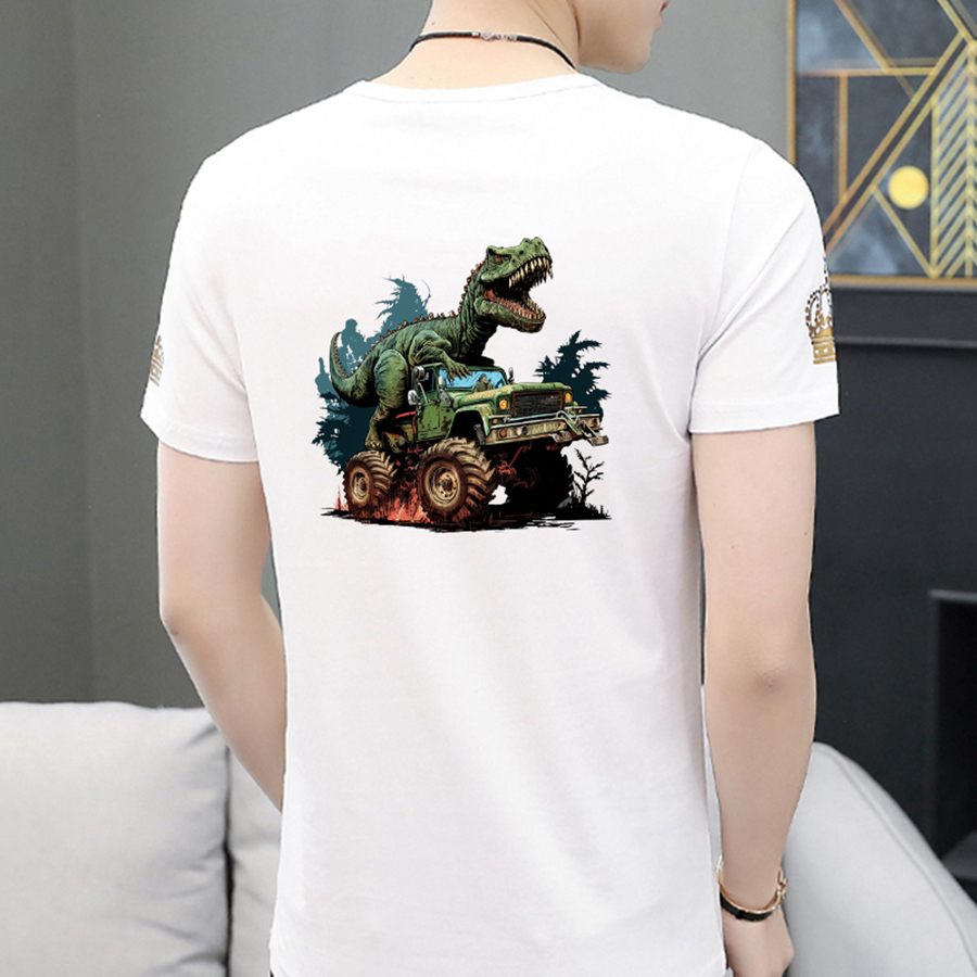 Big Truck Dinosaur Iron On Pat – обзор и цена Art Craft Dinosaurs