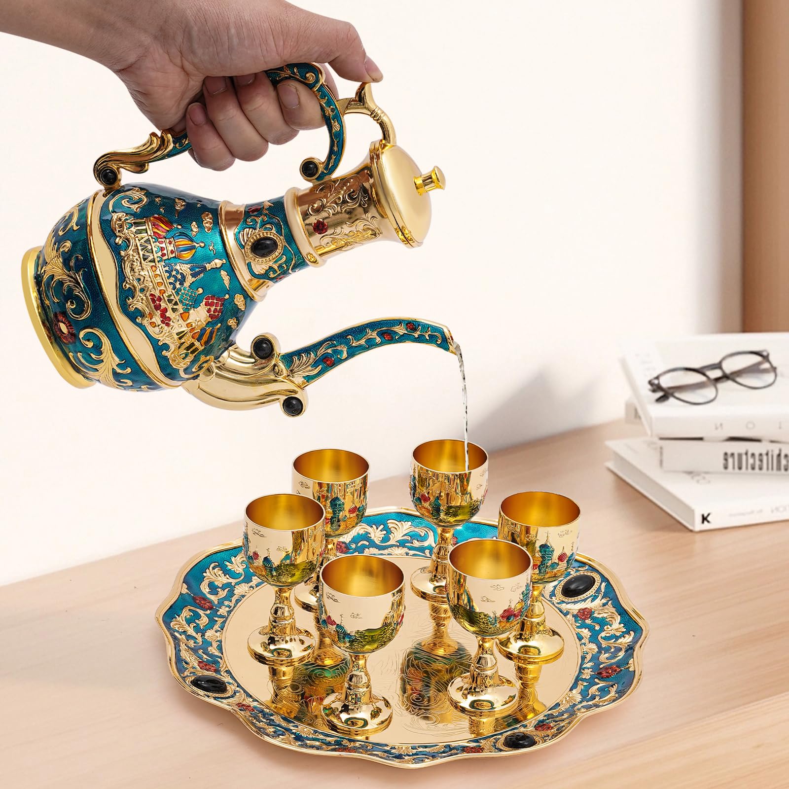 Vintage Turkish Coffee Pot Set – обзор и цена Art Craft Cup