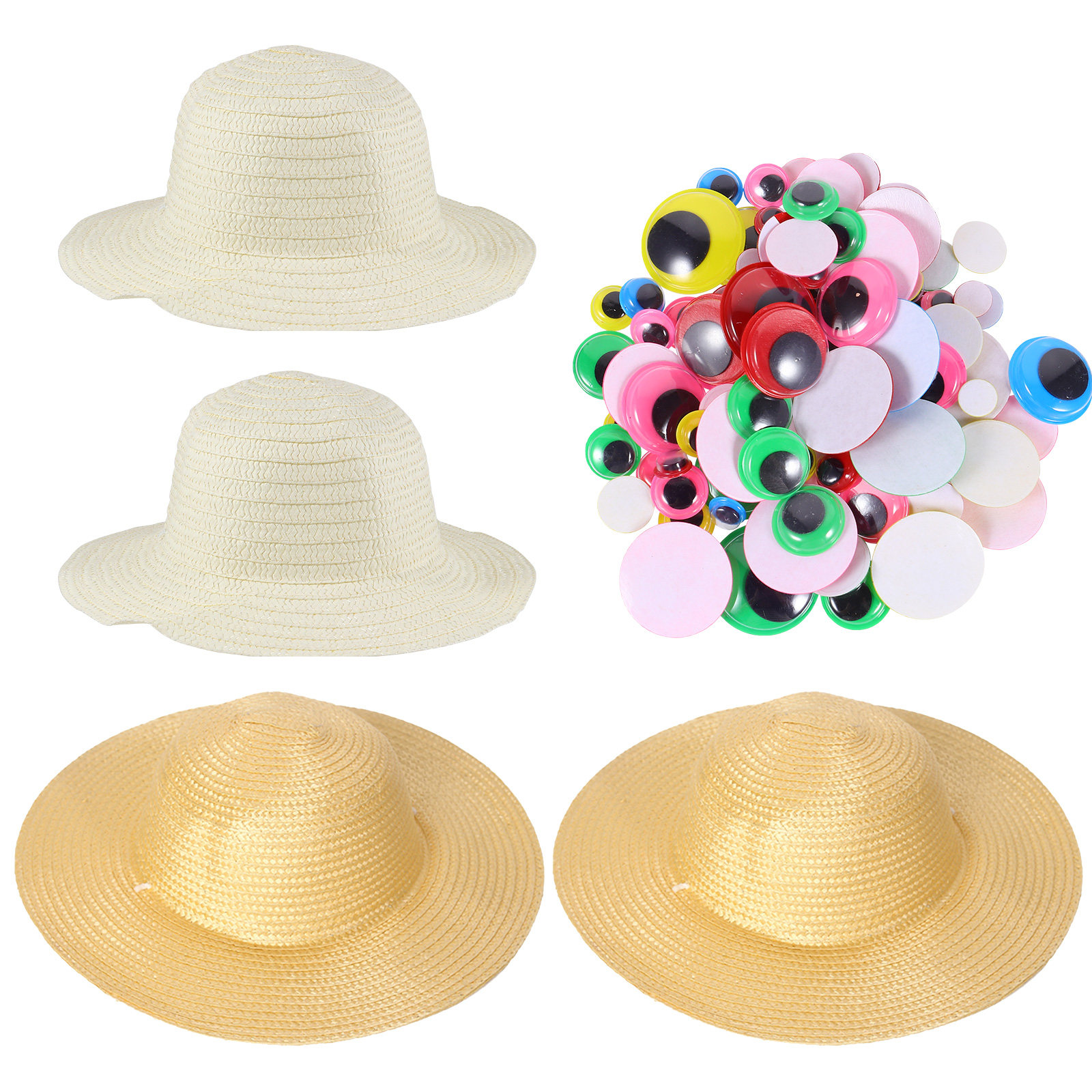 1Set DIY Straw Hat Painting Se – обзор и цена Art Craft Kindergarten