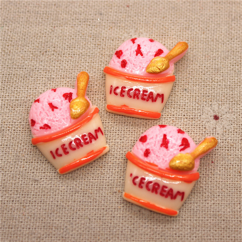 10pcs Mix Colors Kawaii Resin  – обзор и цена Art Craft Ice Cream