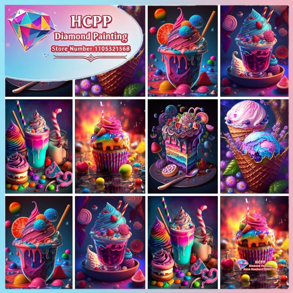 Ice Cream Cake Food Diamond Pa – обзор и цена Art Craft Ice Cream