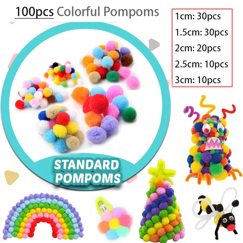 Kids Creative Plush Stick Pomp – обзор и цена Art And Craft Nature