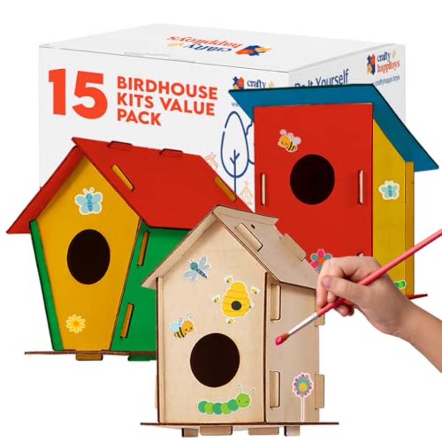 Kit - Unfinished Wood Bird Hou – обзор и цена Art Craft And