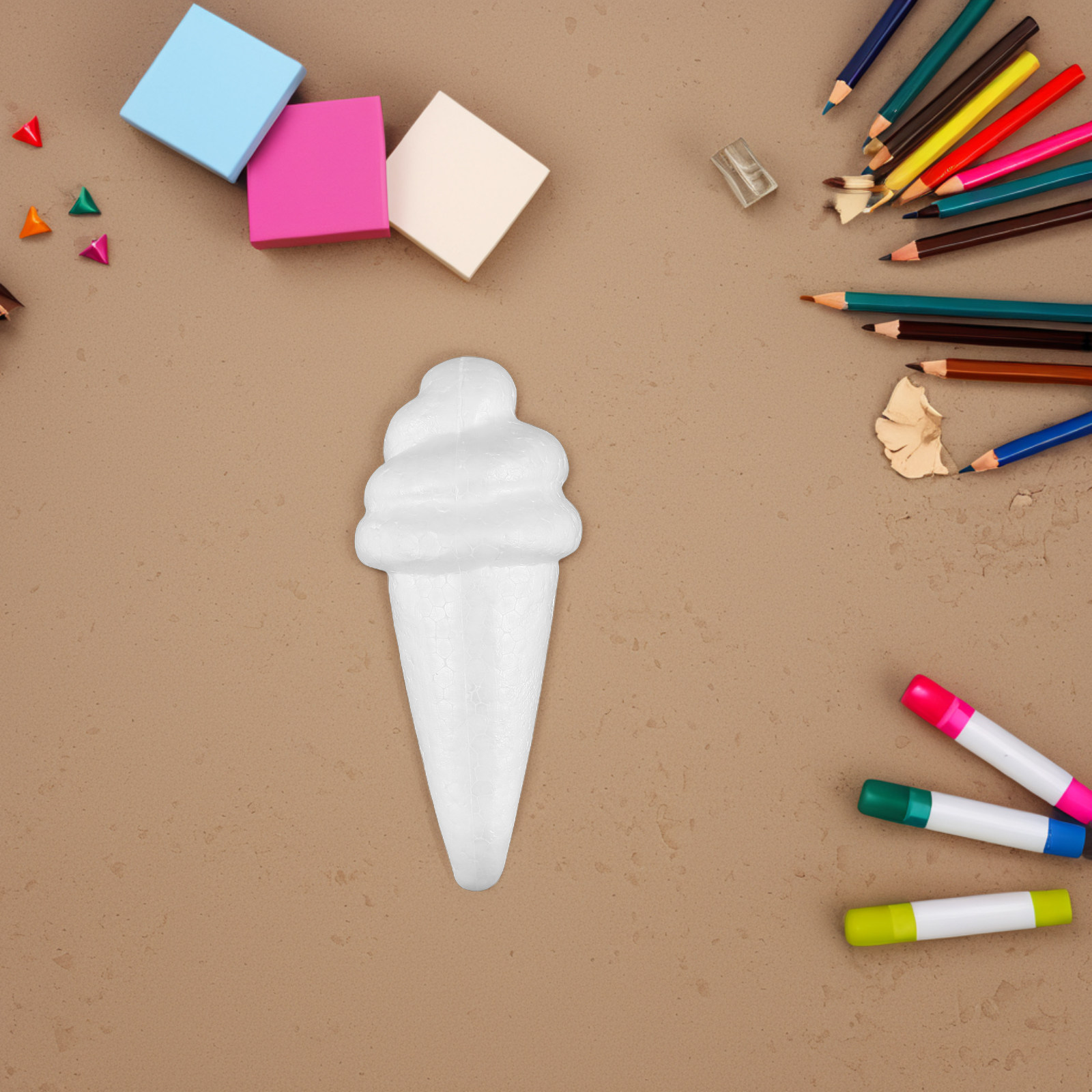 5Pcs Foam Ice Cream Cone Craft – обзор и цена Art Craft Ice Cream