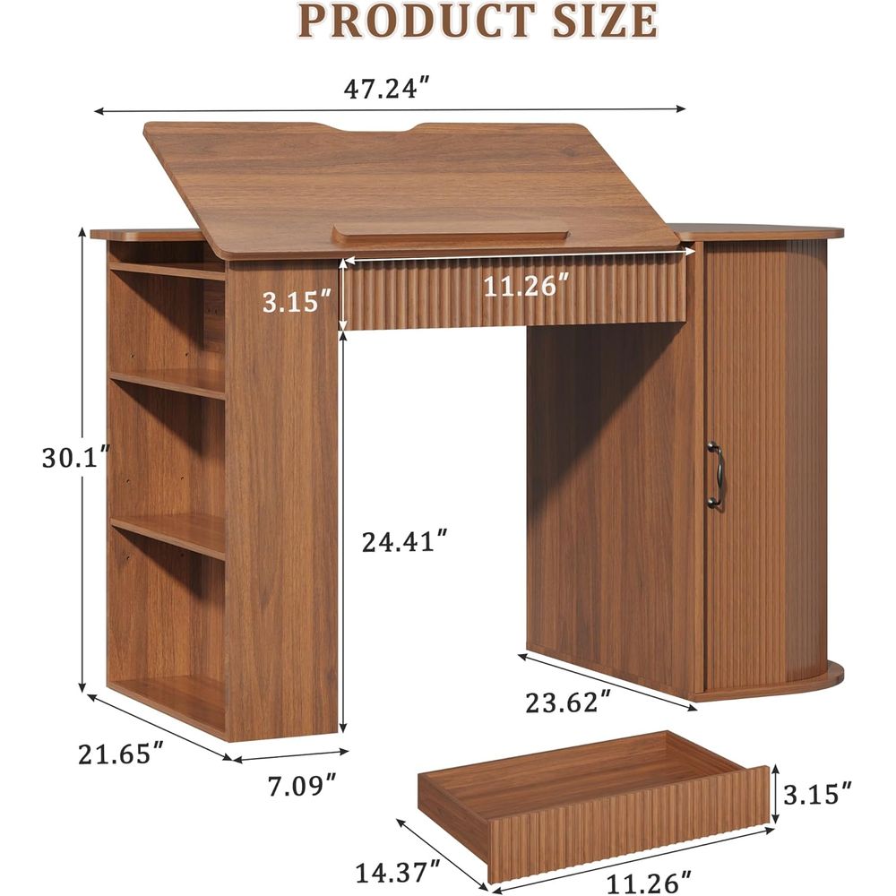 Storage Cabinet Desk with Draw – обзор и цена Art Craft And