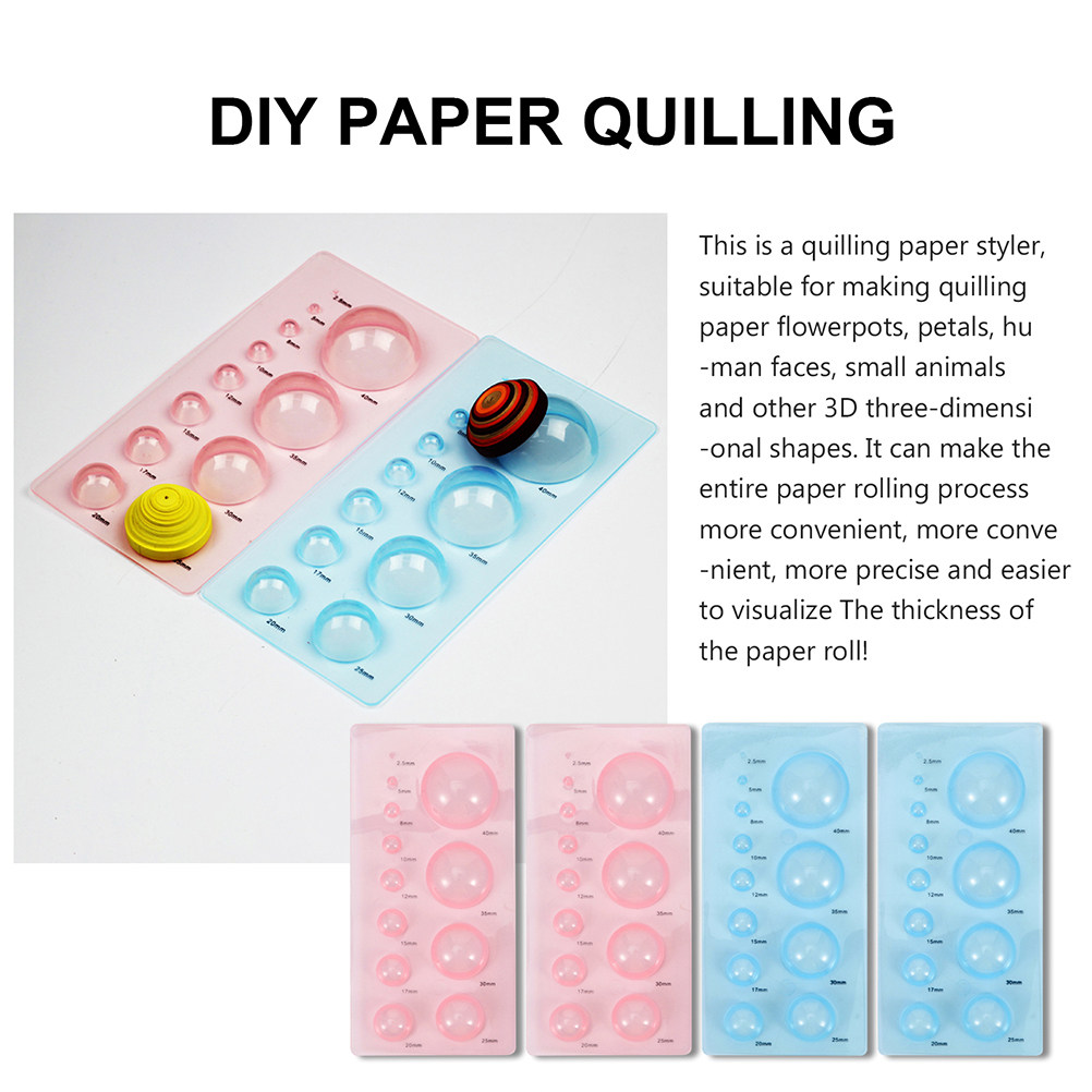 6Pcs Plastic Quilling Mould Se – обзор и цена Art Quilling Craft