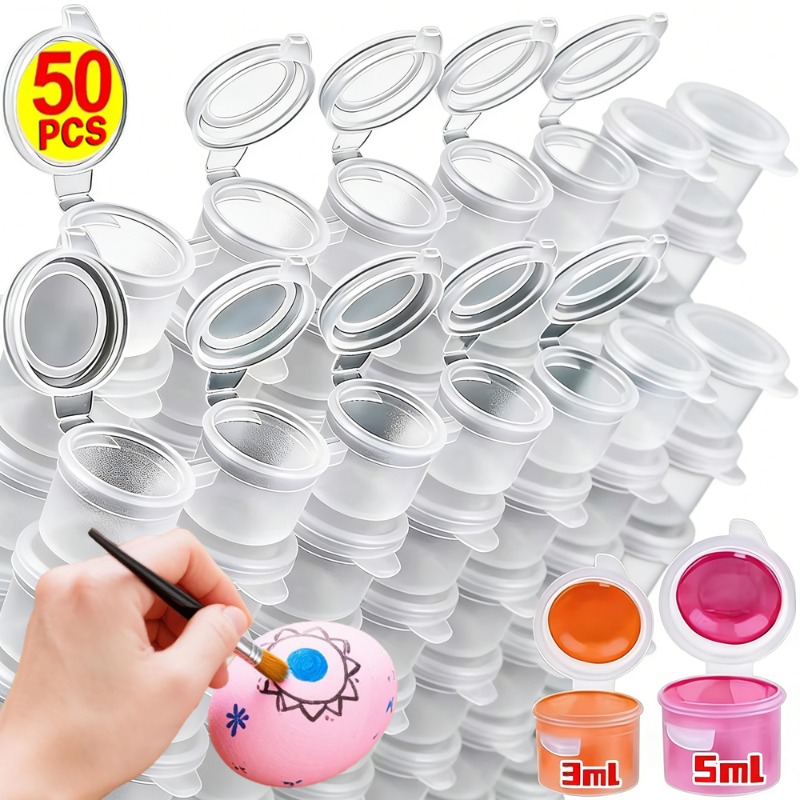 10/30/50PCS Empty Paint Pots M – обзор и цена Art Craft Cup