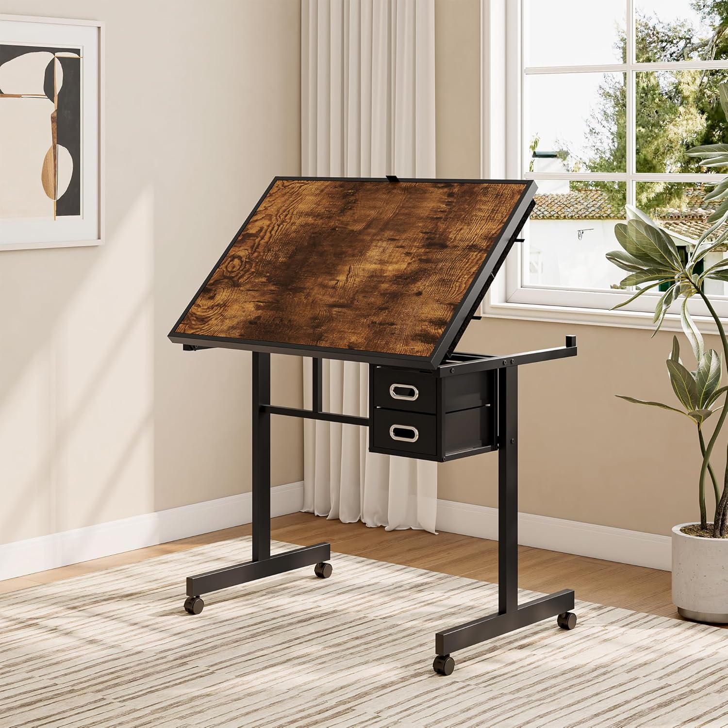 Adjustable Drafting Table with – обзор и цена Art And Craft Studio