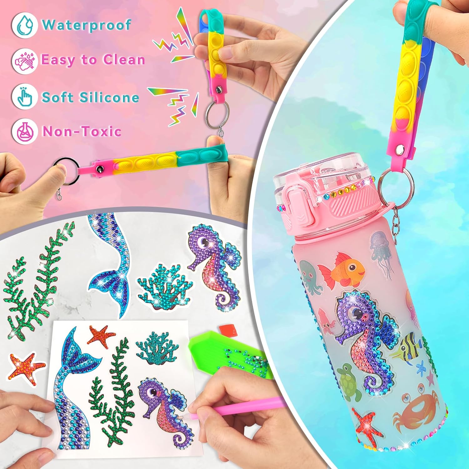 Decorate Your Own Water Bottle – обзор и цена Art And Craft Nature