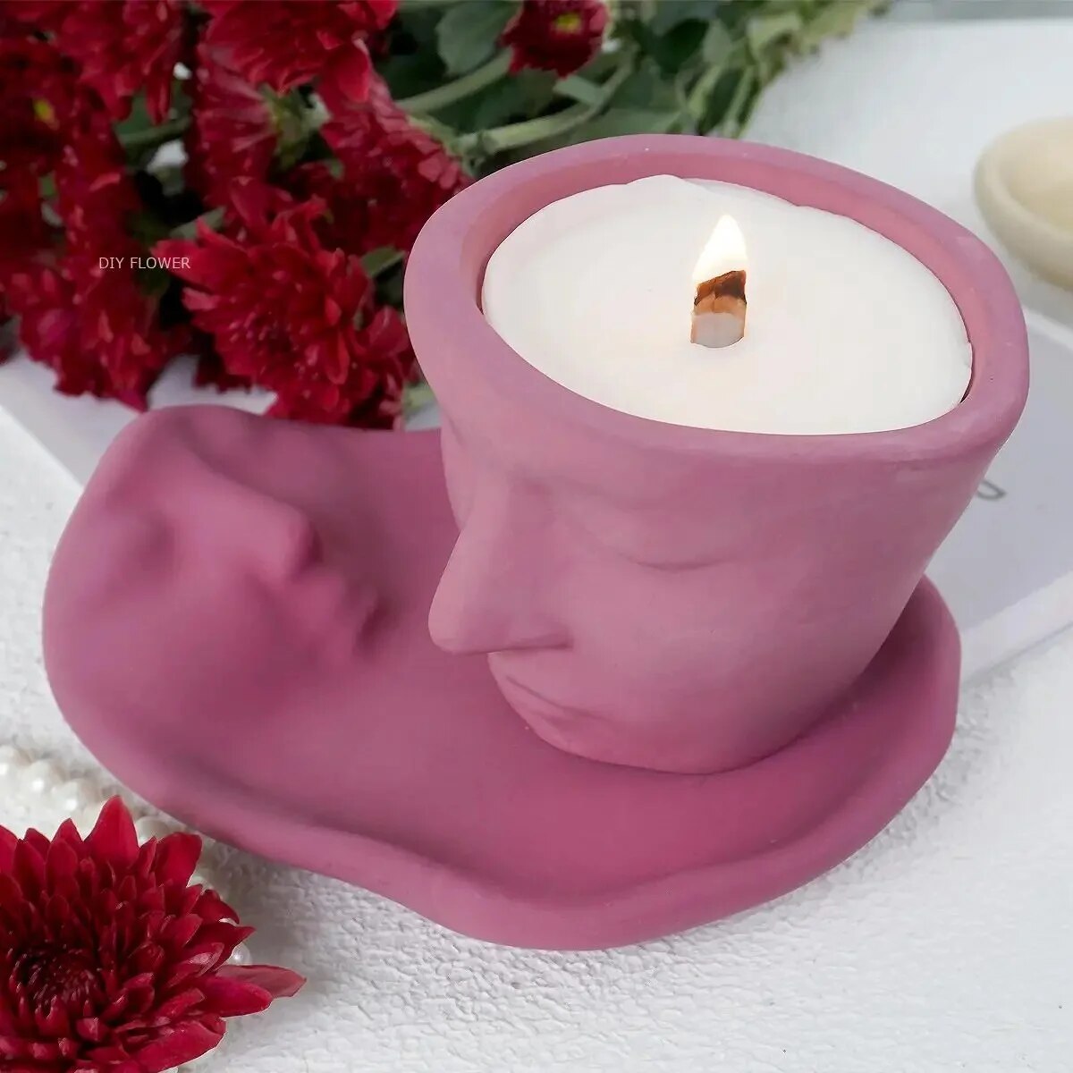 Abstract Face Jar Tray Silicon – обзор и цена Art Craft Cup