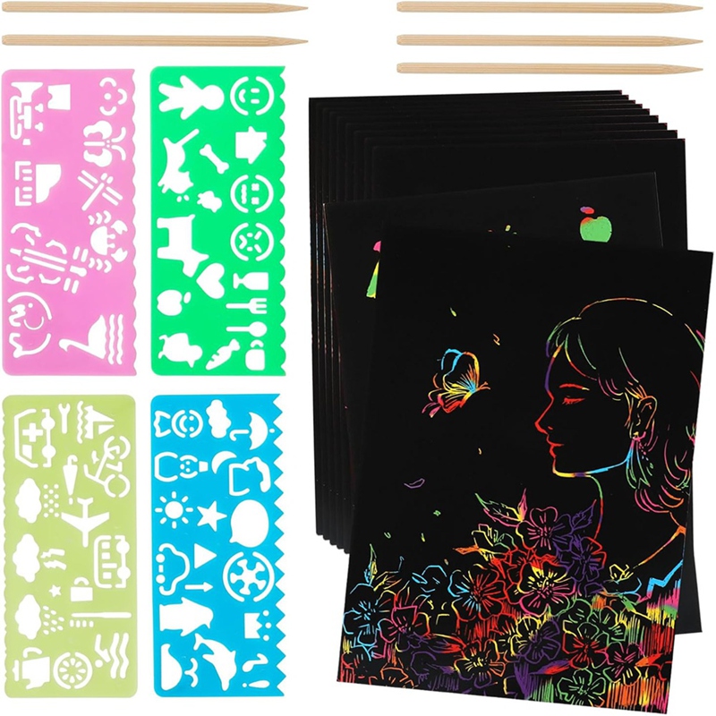 Scratch Paper Art Set, Black C – обзор и цена Art Craft And