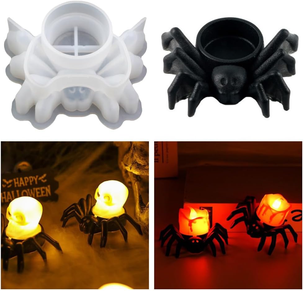 1Pcs Spider Candle Holder Shap – обзор и цена Art Craft Halloween