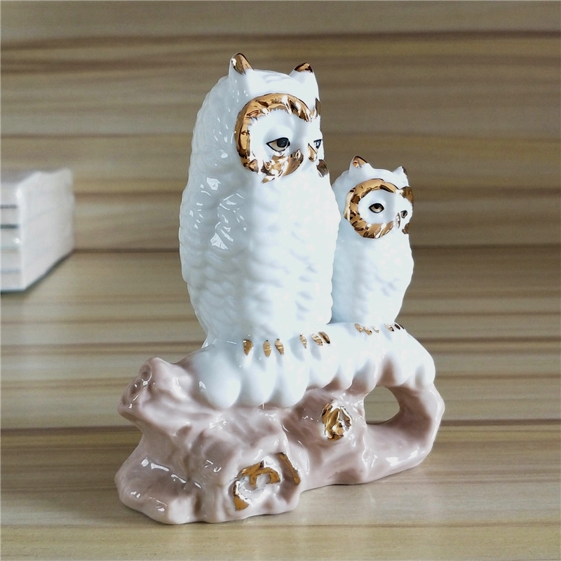 Gilt Porcelain Mother Owl Figu – обзор и цена Art Craft Mother'S Day