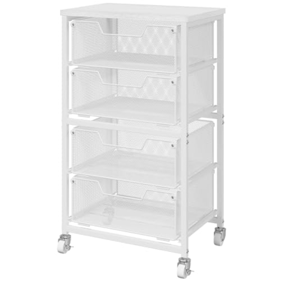 4-Drawer Rolling Storage Cart  – обзор и цена Art Craft And