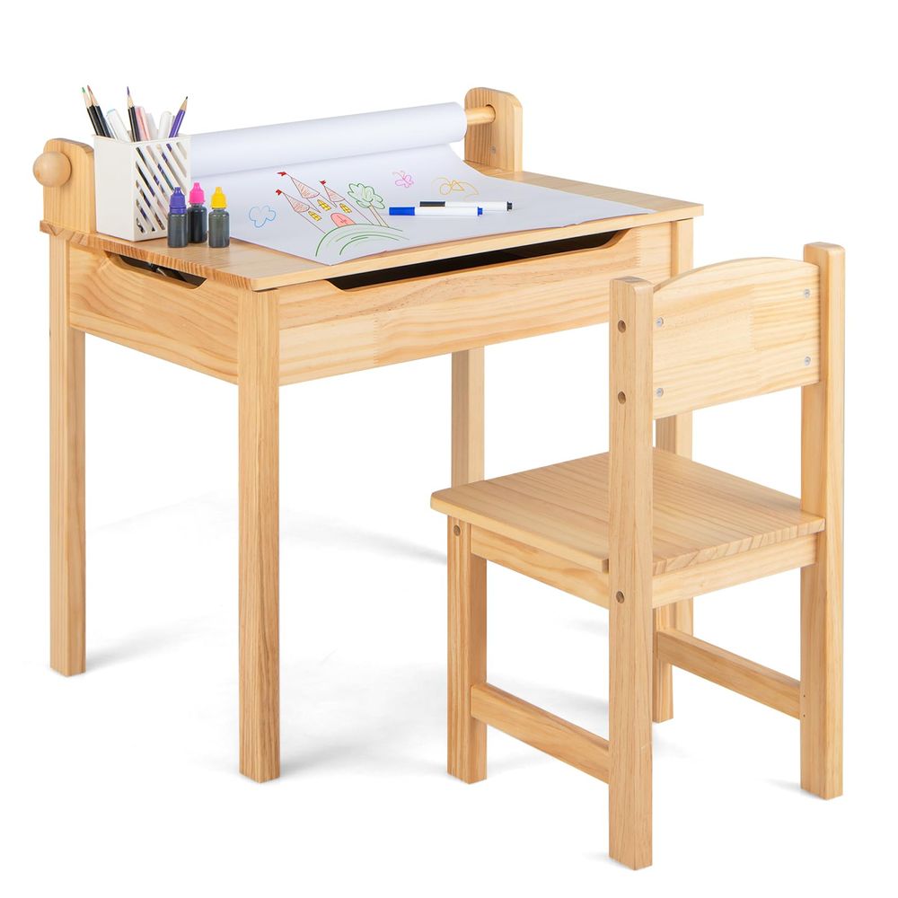 Kids Table and Chair Set, Flip – обзор и цена Art Craft Kindergarten