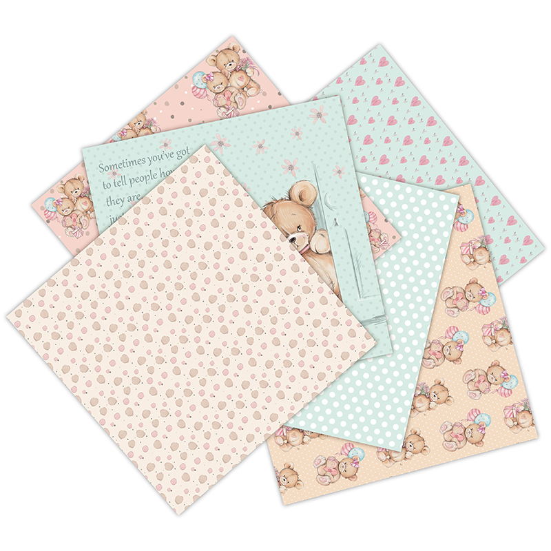 12 Sheets little bear Scrapboo – обзор и цена Art Craft Halloween