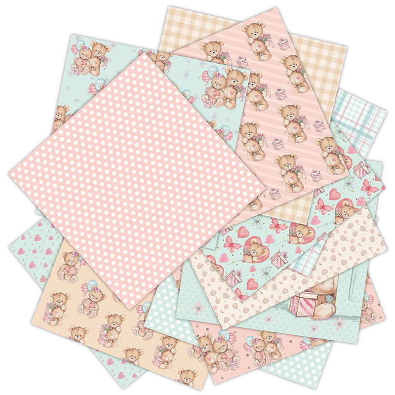 12 Sheets little bear Scrapboo – обзор и цена Art Craft Halloween