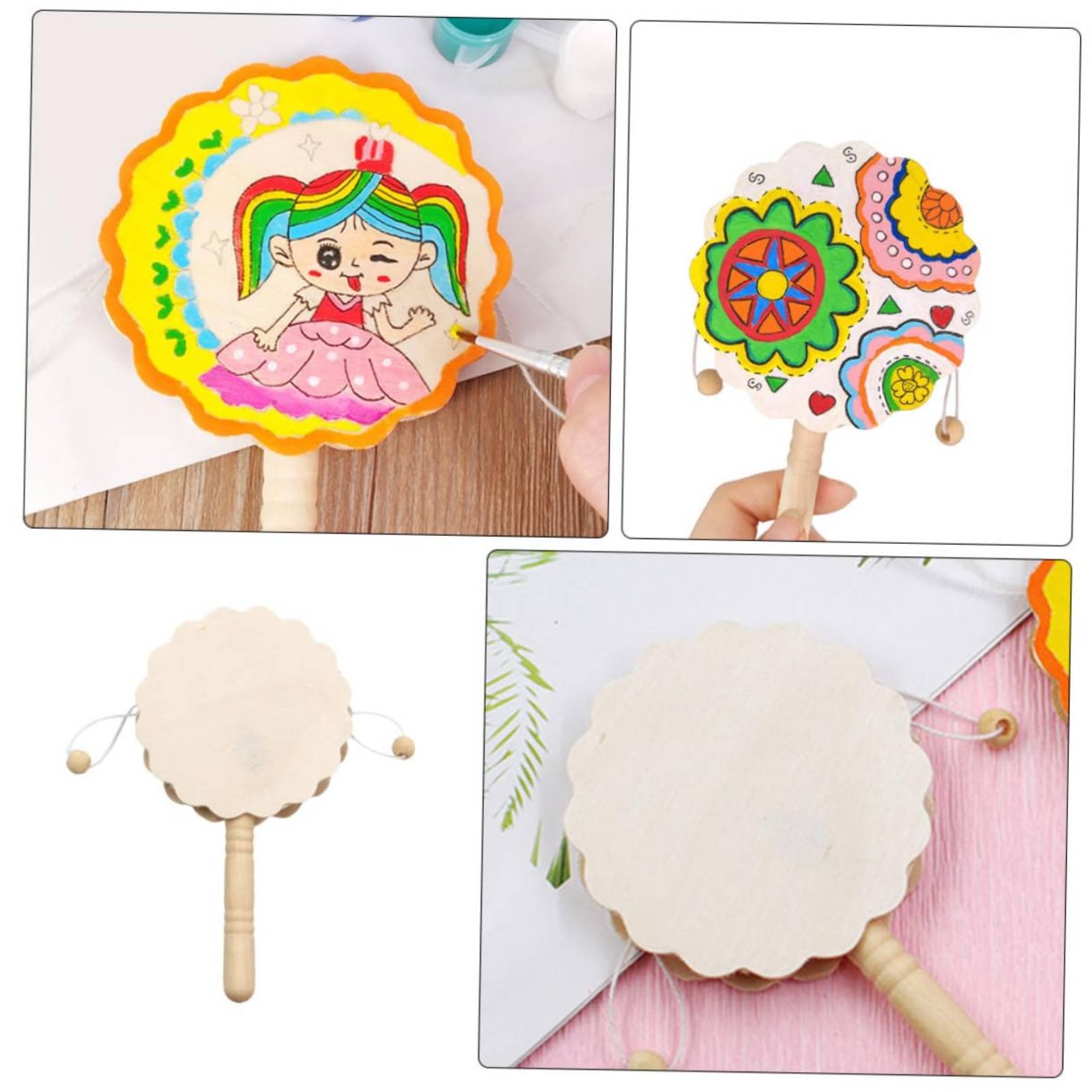 DIY Wooden Rattle Drum Even-Su – обзор и цена Art Craft Workshop