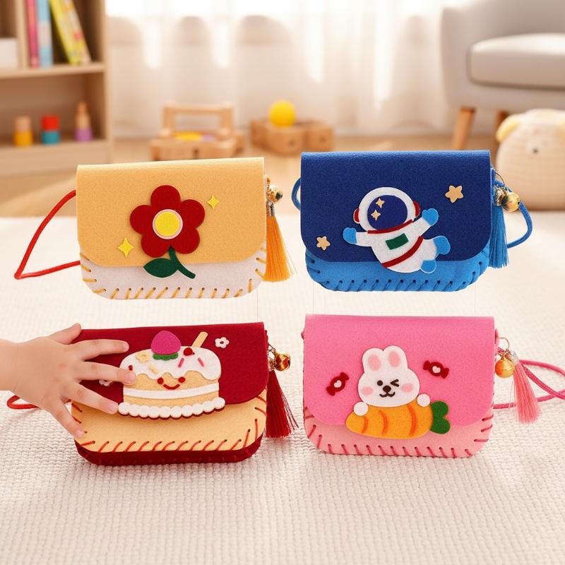 Cute Felt Felt Bag Making Kit  – обзор и цена Art Craft Kindergarten