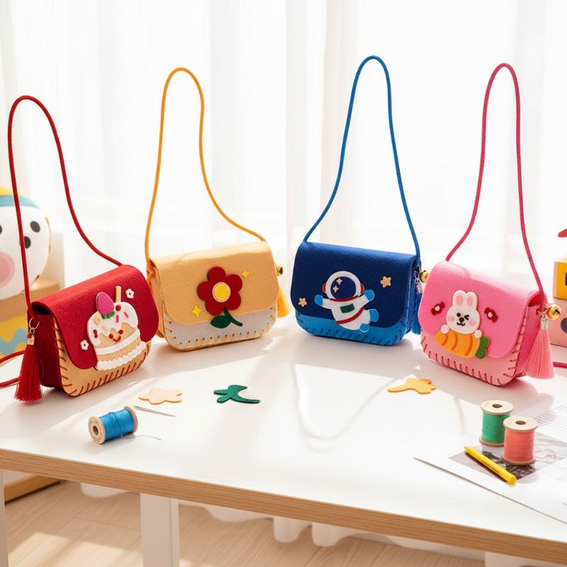Cute Felt Felt Bag Making Kit  – обзор и цена Art Craft Kindergarten