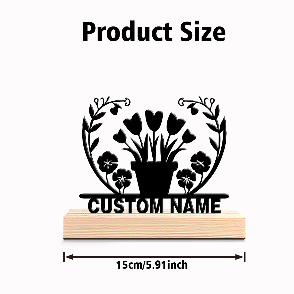 1pc flower grass Custom Text I – обзор и цена Art Y Craft