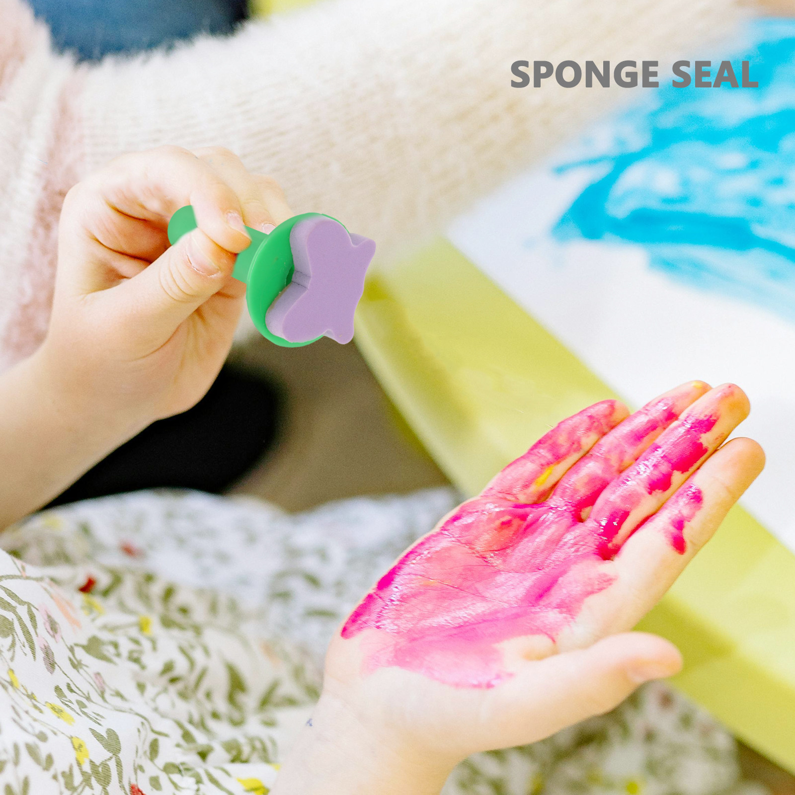 6Pcs Sponge Painting Stamps fo – обзор и цена Art Craft For Toddlers
