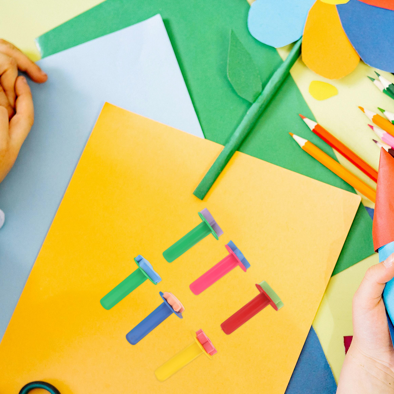 6Pcs Sponge Painting Stamps fo – обзор и цена Art Craft For Toddlers