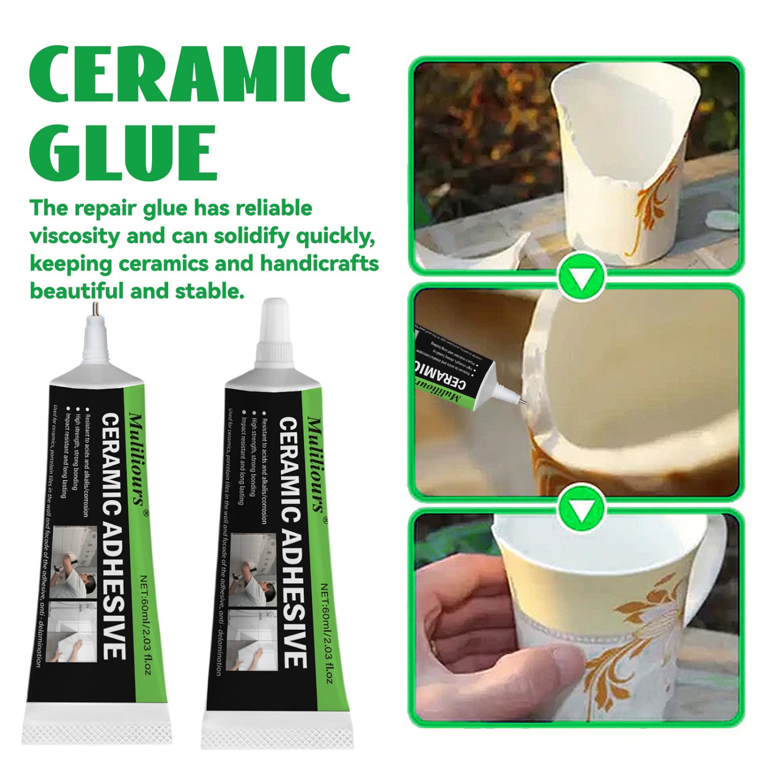Ceramic Repair Glue Ultra-Stro – обзор и цена Art Craft Cup