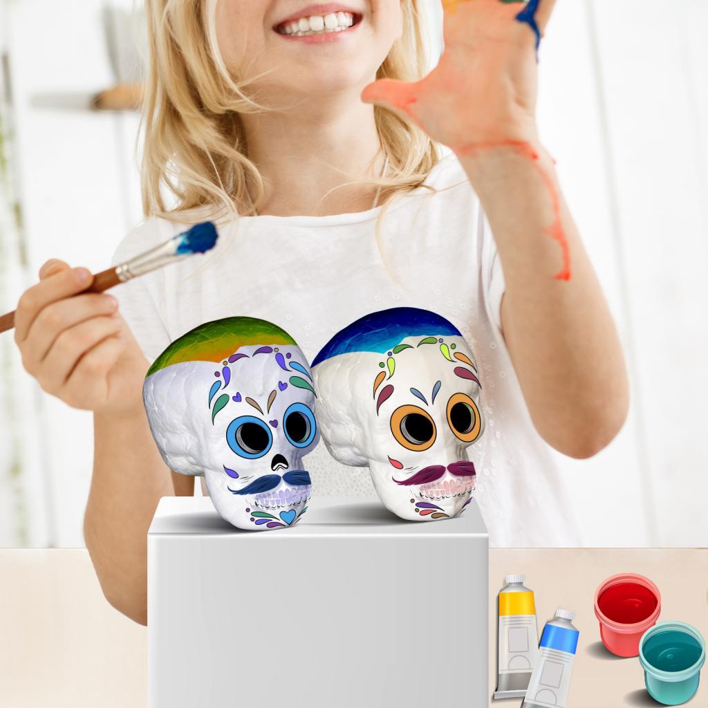 Moldable Craft Foam Skull Shap – обзор и цена Art Craft Kindergarten