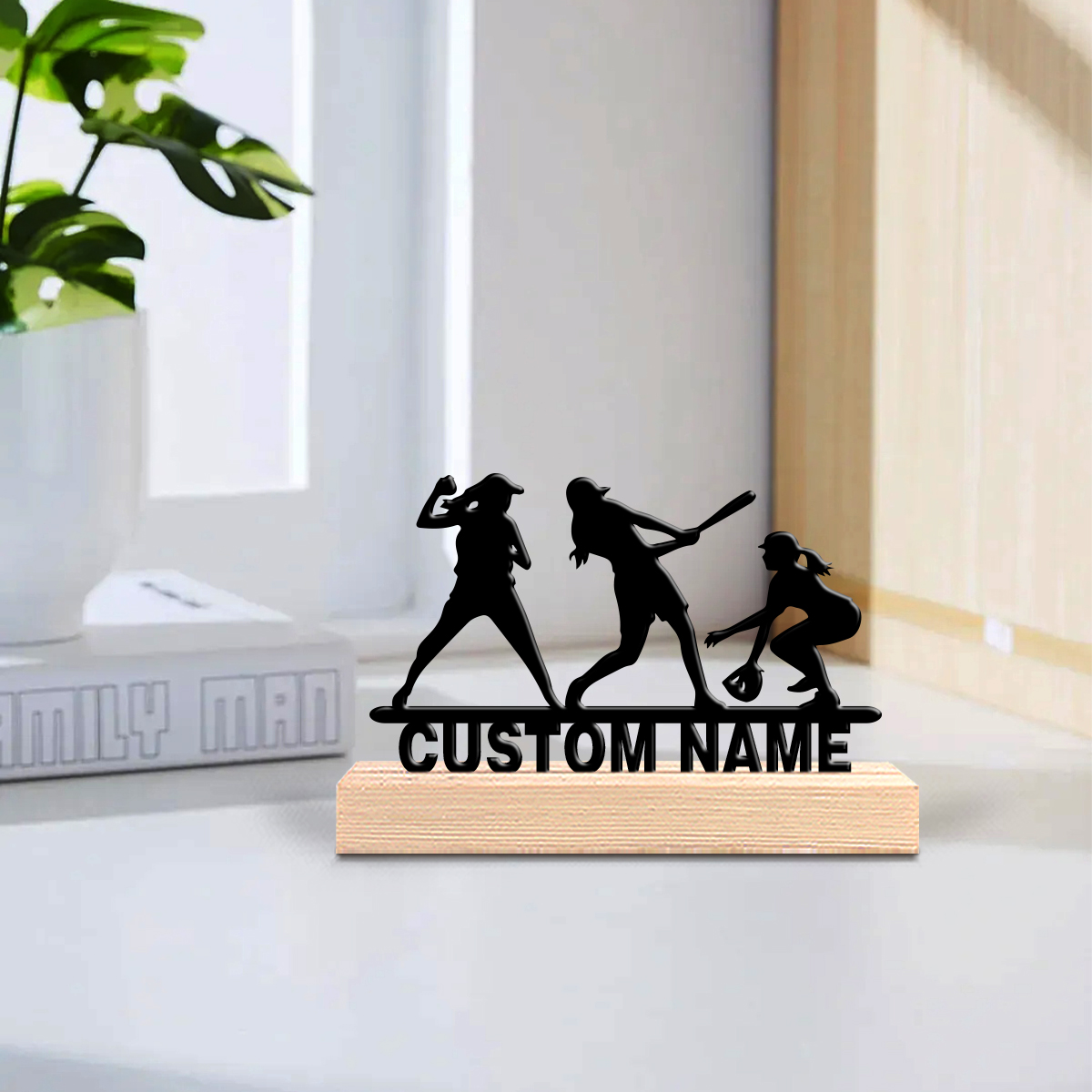 1pc Abstract baseball girl Cus – обзор и цена Art Y Craft