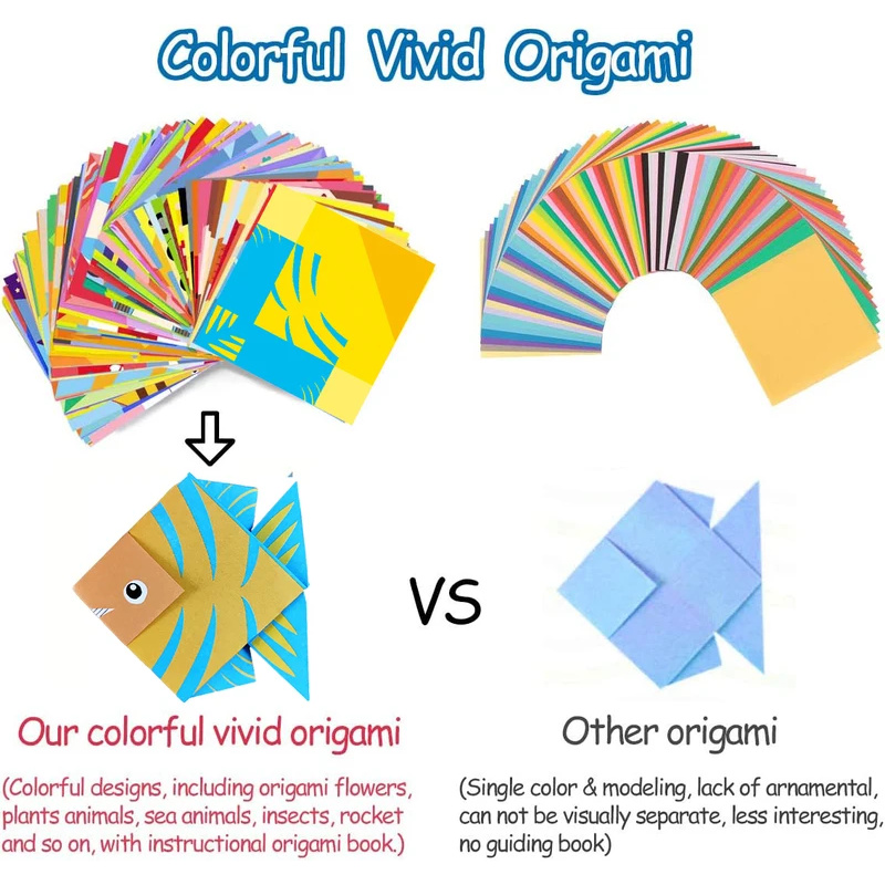 Origami Kit with 30/96 Sheets  – обзор и цена Art And Craft Nature