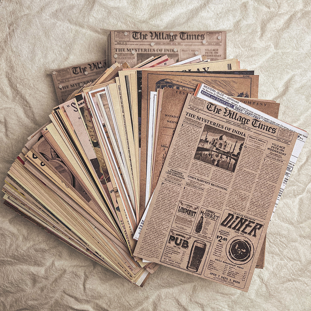 118Pcs Vintage Old Newspaper C – обзор и цена Art Craft Halloween